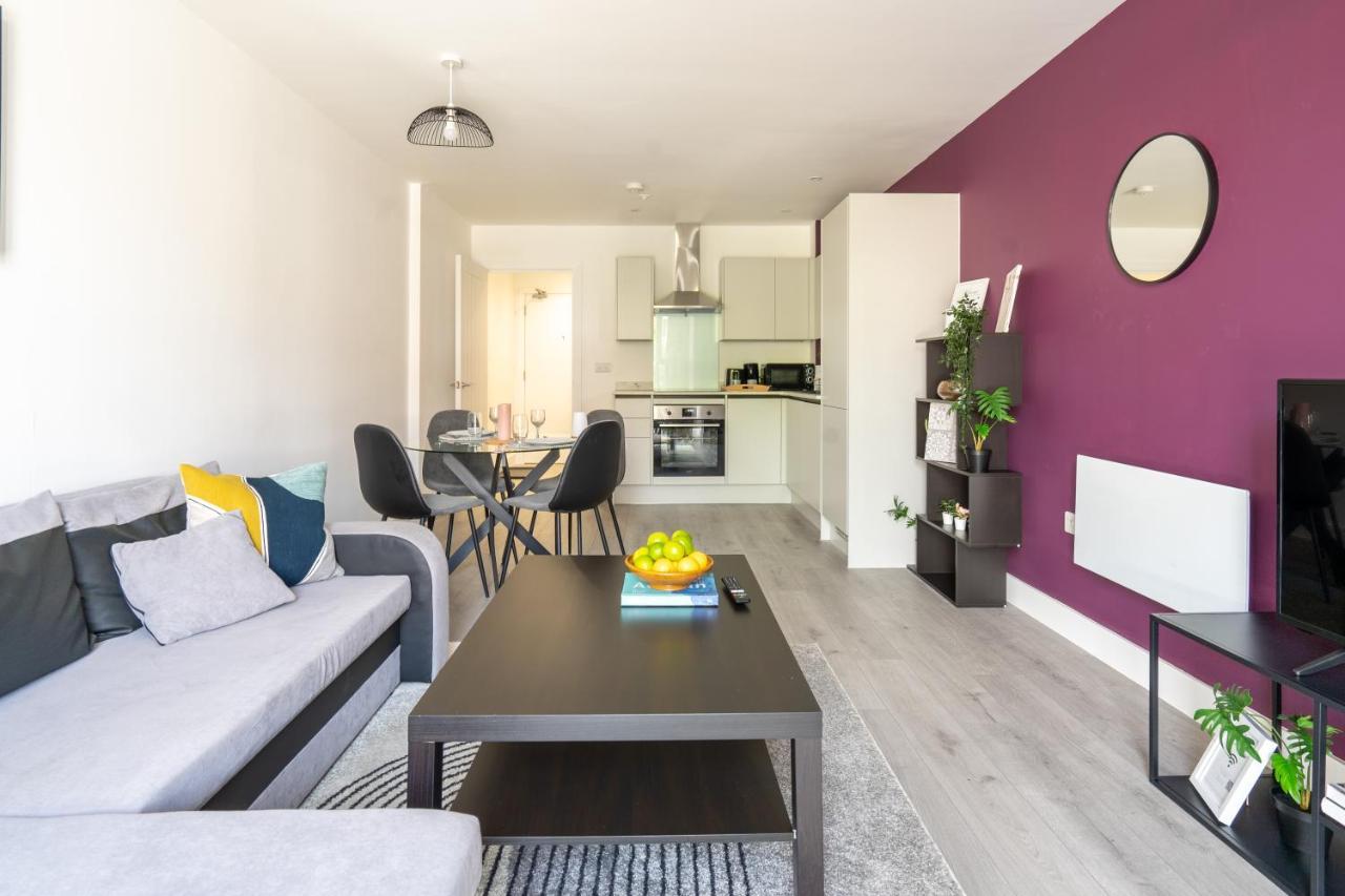 Hemel Apartments - Lavender Luxe Hemel Hempstead Luaran gambar